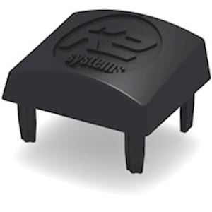 ENDCAP BLACK POUR SIGNLE RAIL 36