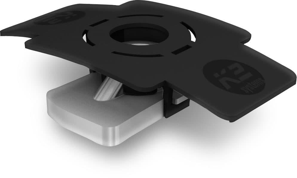 ECROU PRISONNIER M8 AVEC CLIP DE MONTAGE