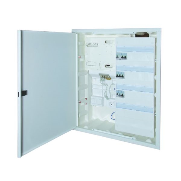 PORTE AFFLEURANTE METAL LAQUE BLANC POUR BAC TF 2T4R
