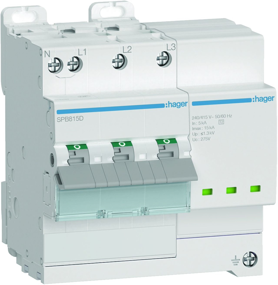 PARAFOUDRE T2 3P+N AUTO-PROTEGE 15KA VOY