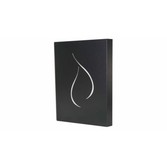 PLAQUE PROTECTION MURALE 860X1200 NOIR FLAMME