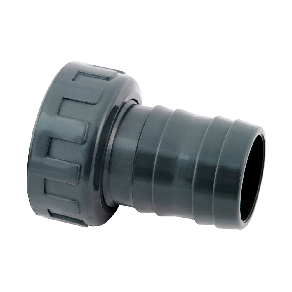 DOUILLE CANNELÉ A ECROU LIBRE 2 X 38MM PVC PN16