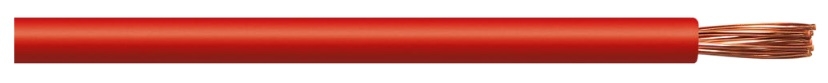FIL SOUPLE SANS HALOGENE H05Z1-K Ø 0.50 ROUGE C200