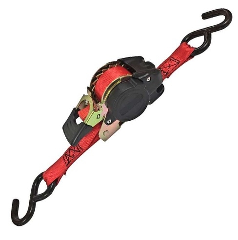 SANGLE A CLIQUET ET ENROULEUR AUTO 25MM LG.3.5M EASY