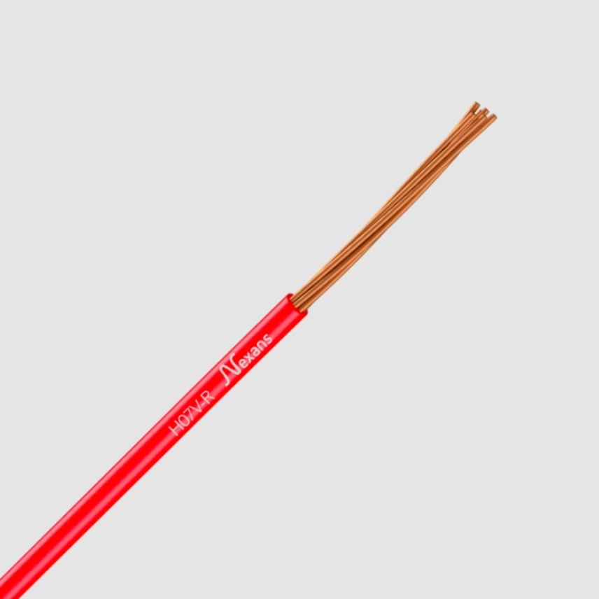 FIL RIGIDE DOMESTIQUE HO7 V-R 16MM² ROUGE T500