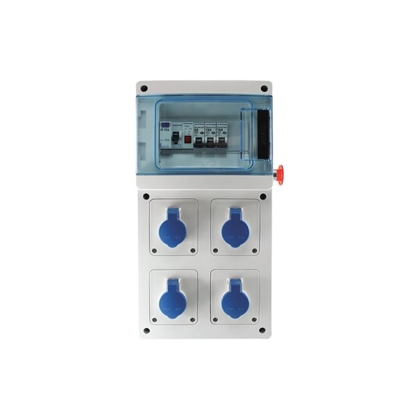 COFFRET DE CHANTIER MONO 4PC 2P+T 16A