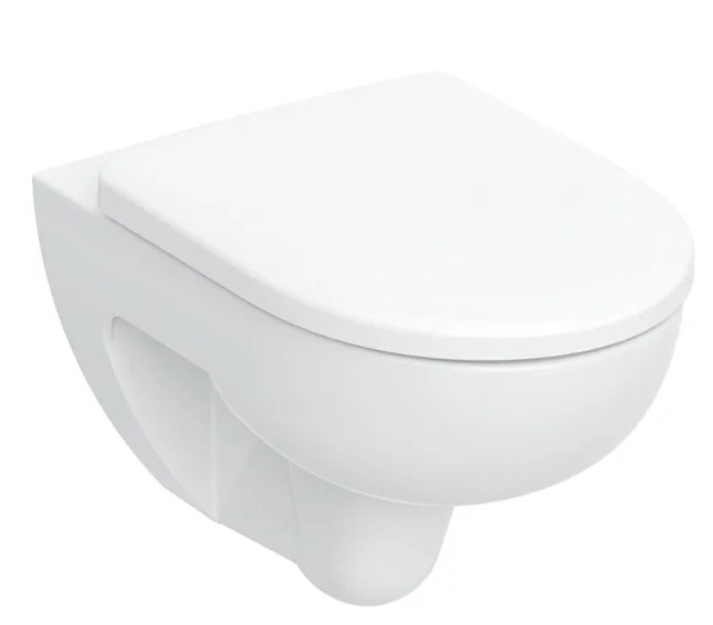 PACK WC SUSPENDU RENOVA RIMFREE BLANC AVEC ABATTANT FREIN DE CHUTE ET DECLIPSAB