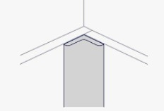 PROFILE ANGLE INTERIEUR MURAL REVELA ALUMINIUM 2.60ML