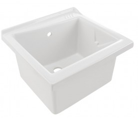 BAC A LAVER BLINK BLANC DIM 640X610X350 SANS VIDAGE