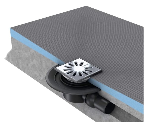 ÉCOULEMENT HORIZONTAL POUR RECEVEUR FUNDO