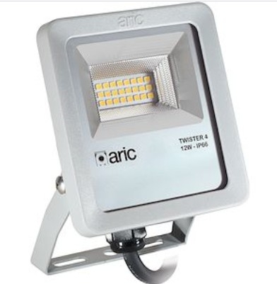 TWISTER 4 GRIS 12W 4000K IP66 IK08 1680LM 90° 50000H