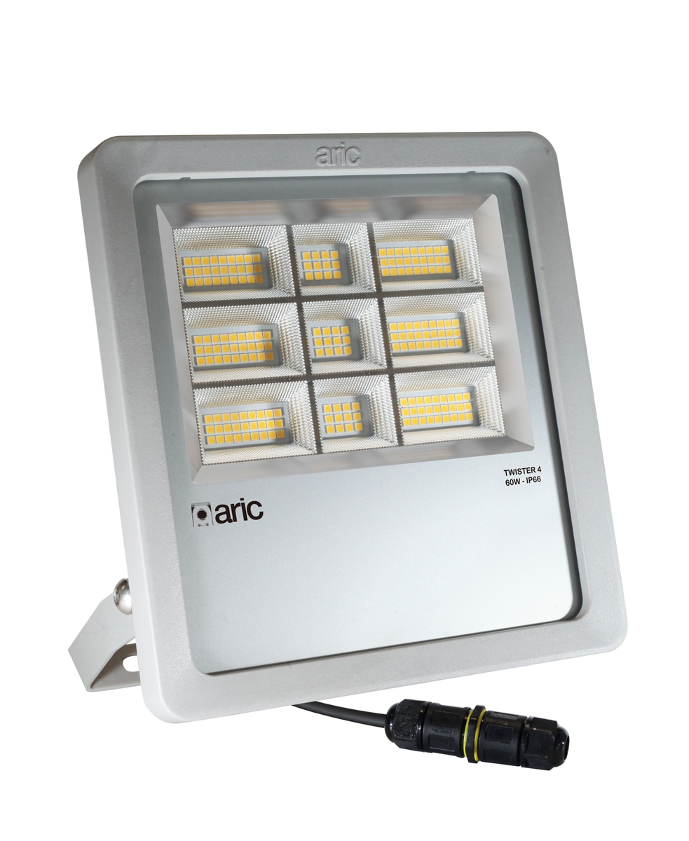 TWISTER 4 GRIS 60W 4000K IP66 IK08 9600LM 90° 50000H