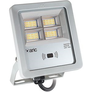 TWISTER 4 SENSOR GRIS 23W 3CCT IP66 IK08 3340LM 90° 50000H