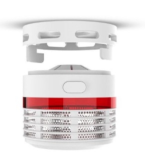 DETECTEUR DE FUMEE 6- PILE LITHIUM SCELLEE DUREE 10 ANS