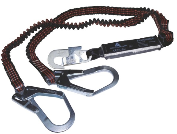 ANTICHUTE A ABSORDEUR D'ENERGIE EXTENSIBLE 2 CONNECTEURS