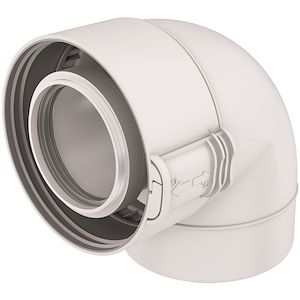 COUDE 87° ROLUX CONDENS Ø 60/100 MM PPTL/PP SEKURIT