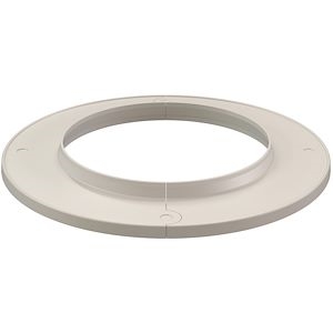 ROSACE DE FINITION Ø 125 MM BLANCHE PE EN 2 PARTIES