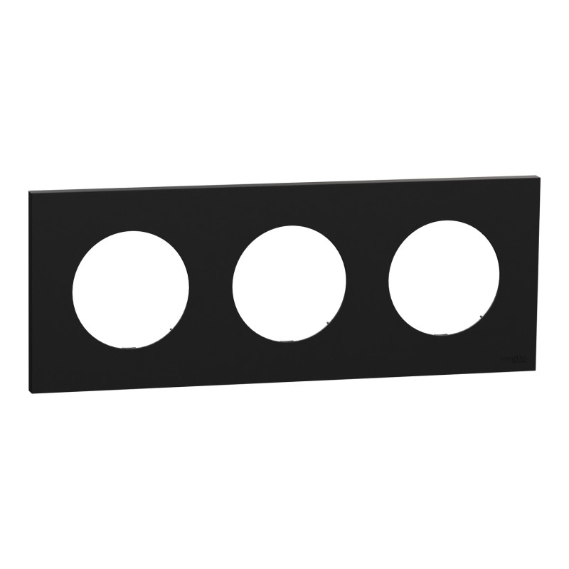 ODACE 2 - PLAQUE 3P NOIR ONYX