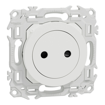 ODACE 2 - PRISE 2P BLANC