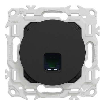 ODACE 2 - PRISE RJ45 CAT.6 UTP ANTHRACITE