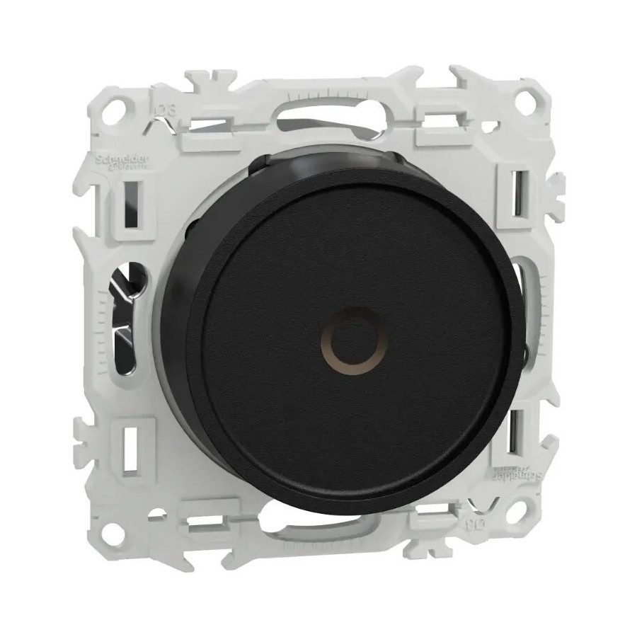 ODACE 2 - VARIATEUR ROTATIF UNIVERSEL 2 OU 3 FILS ANTHRACITE