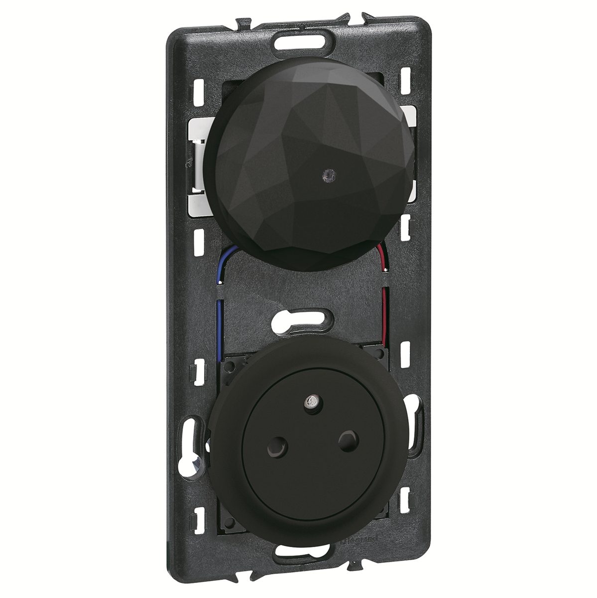 PACK CONTROL CELIANE WITH NETATMO + PRISE 2P+T - NOIR