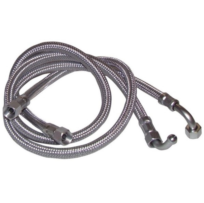 FLEXIBLES FIOUL SÉRIE ÉCROU FEMELLE DROIT- FEMELLE COUDÉ