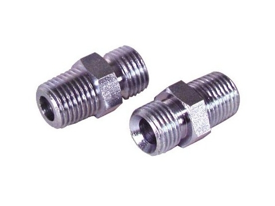 LOT DE 2 NIPPLES CONIQUES MÂLE-DROIT MÂLE