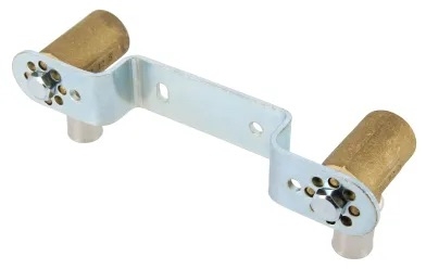 SUPPORT MURAL DOUBLE FEMELLE À VISSER