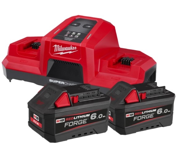 PACK DE 2  BATTERIES 18V 6.0AH FORGE AVEC