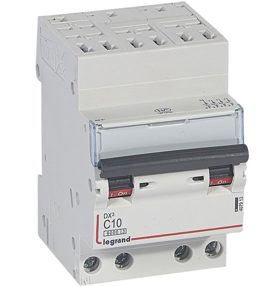 DISJONCTEUR DX³ 6000 -AUTO/VIS- 4P- 400V