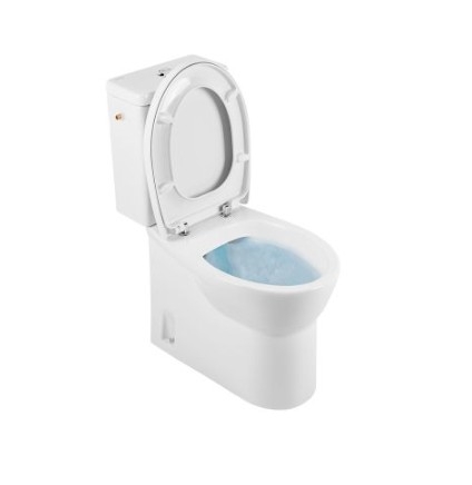 PACK WC EASY SANS BRIDE ABATTANT FREIN DE CHUTE CHARNIERE INOX