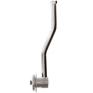 TUBE EQUIPE POUR URINOIR AUBAGNE D'ANGLE (ALLIA) LAITON CHRO