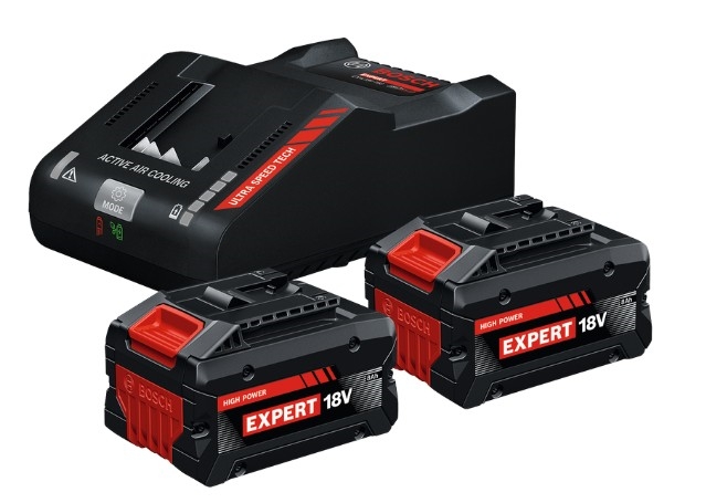 PACK 2X BATTERIE EXPERT 8,0AH EXBA 18V-80 + 1X CHARGEUR EXAL18V-160