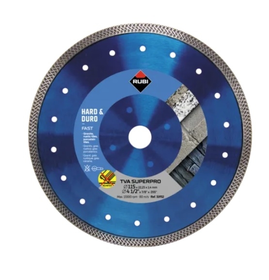 DISQUE DIAMANTE TURBO VIPER TVA 125MM SUPERPRO