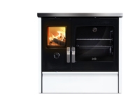 CUISINIERE A BOIS MELISSE 90 BLANC DEVILLE