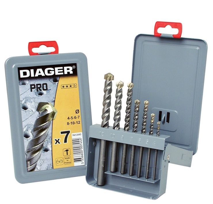 COFFRET METAL 7 FORETS BETON CYLINDRIQUE 208D