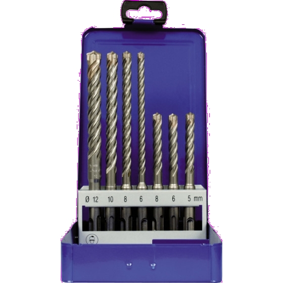 COFFRET DE 7 FORETS SDS+ 4 TAILLANTS