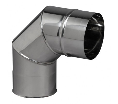 COUDE INOX 304 90° 3 PARTIES ÉP 4/10ème