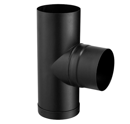 TÉ ÉMAILLÉ D'ÉQUERRE NOIR MAT