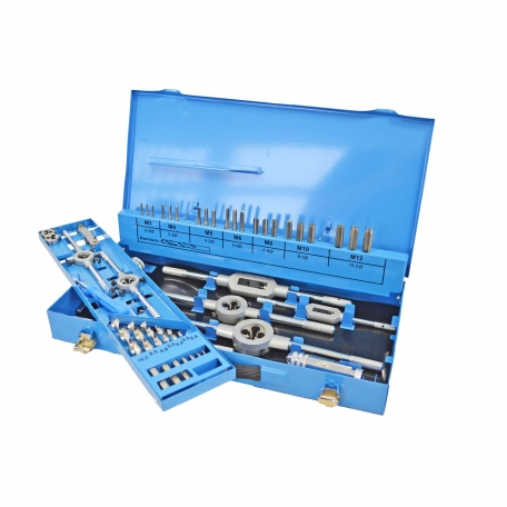 COFFRET DE TARAUDS-FILIERES 23 PIECES