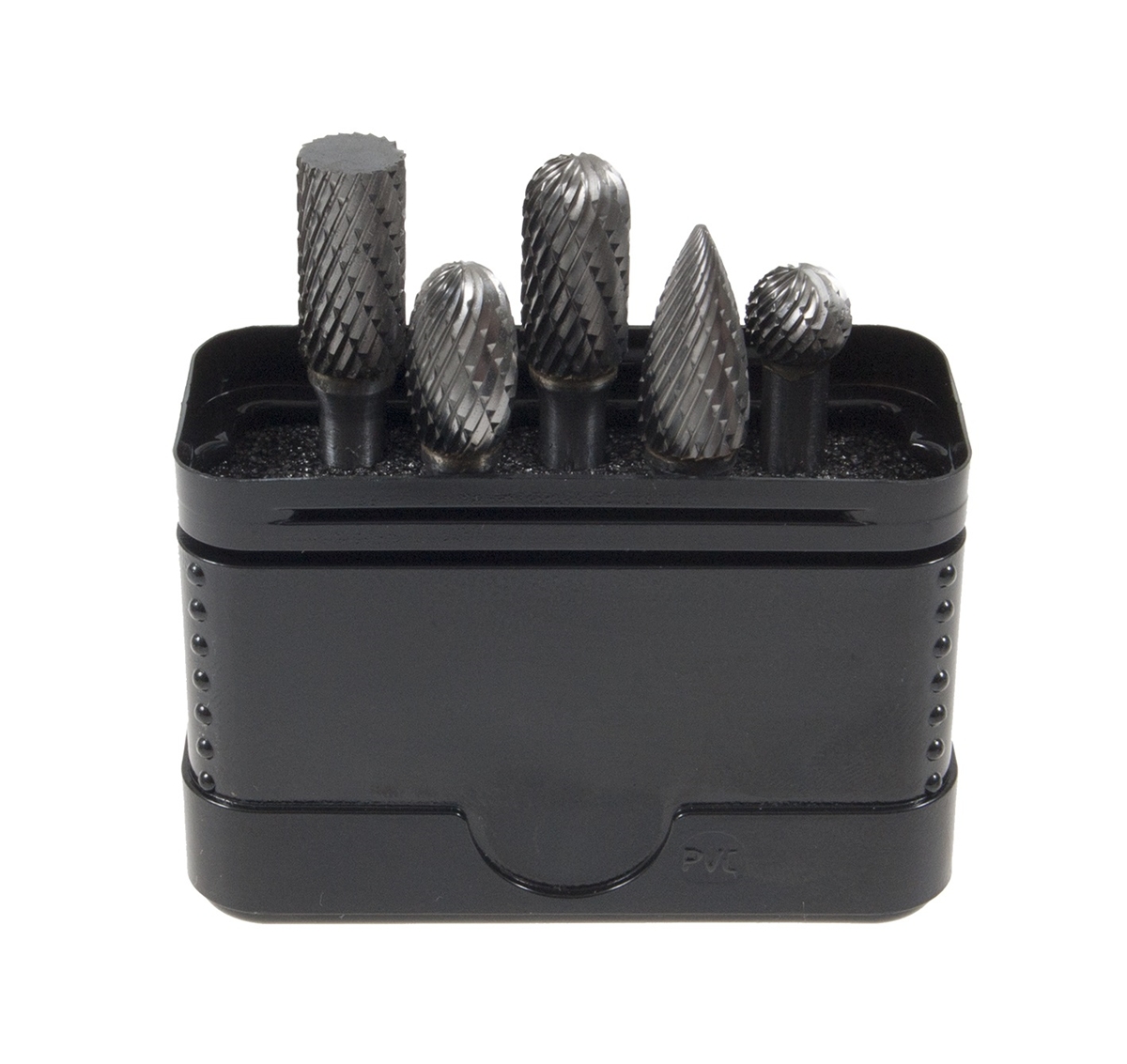 COFFRET DE 5 FRAISES LIMES CARBURE QUEUE D.6MM