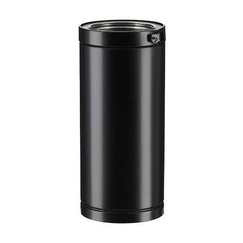 ELEMENT DROIT 45 CM Ø 150 TI NOIR MAT