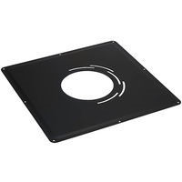 PLAQUE LIAISON NOIRE 400X400MM PR ADAPT. A VISSER 125/131