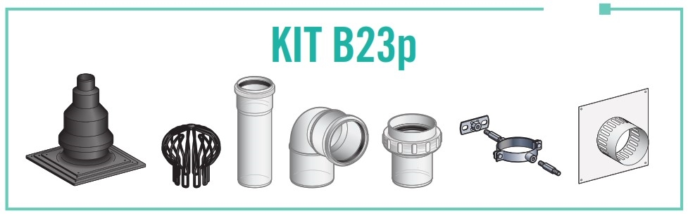 CONDUITS POUR APPAREILS ÉTANCHES POUR CHAUDIÈRE À TIRAGE NATUREL