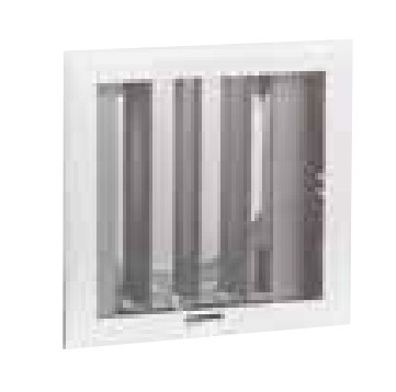 BOUCHE DE DISTRIBUTION 166X166 AVEC BOITIER À VOLET