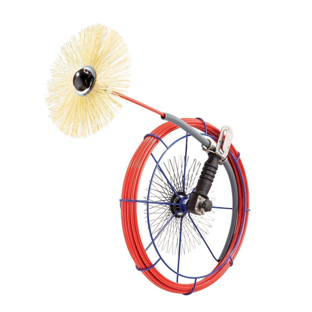 ENROULEUR RAMONAGE FLEXIBLE Ø7MM / 15ML M12 WOLHER