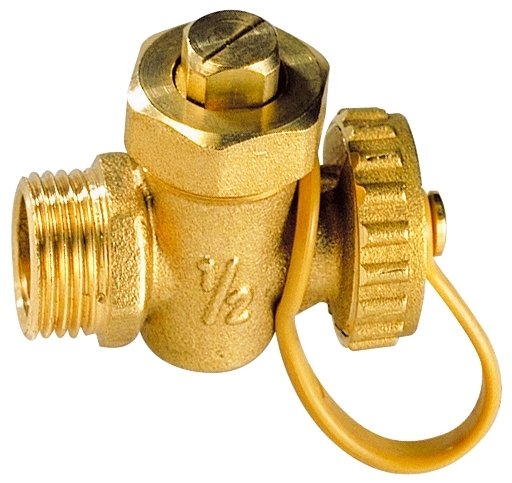 ROBINET À BOISSEAU MÂLE À BOUCHON