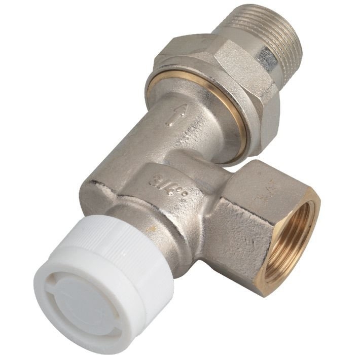 CORPS THERMOSTATIQUE ÉQUERRE INVERSÉE AV9 PRÉ-RÉGLAGE INCORPORÉ