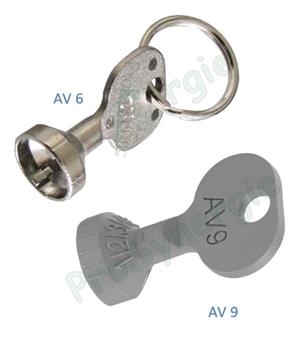 CLÉ DE RÉGLAGE POUR SÉRIE AV ET MULTIBLOC